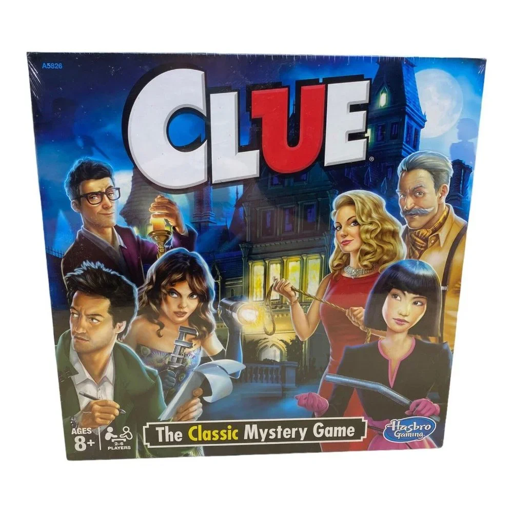 New Clue Board Game by Hasbro Gaming Mystery Classic 2018